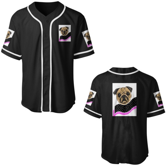 Discover Pug Baseball Jerseys