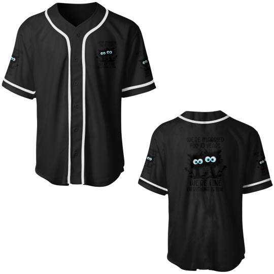 Discover Aluminium Wedding Were Married For 10 Years Baseball Jerseys