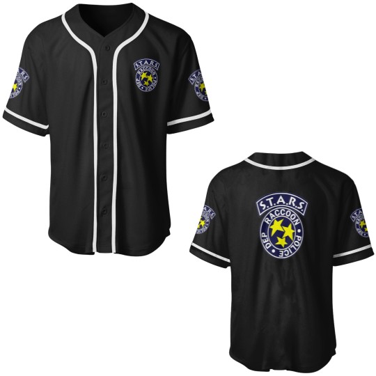 Discover Resident Evil Racoon City Police Baseball Jerseys