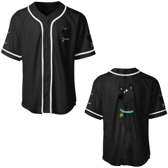 Discover Scooby Doo Big Face Scooby Outline Baseball Jerseys