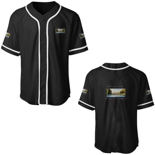 Discover Physically Im here mentally Im in Pemberley Baseball Jerseys