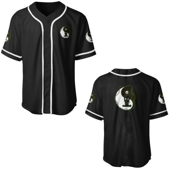 Discover Yoga Meditation Mindfulness Themed Design Baseball Jerseys