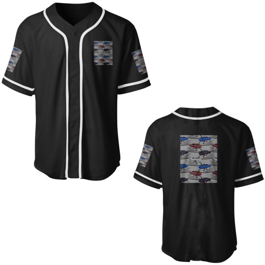 Discover Drifting R33 Car in Drift Pattern Factory Colors Graphic Baseball Jerseys