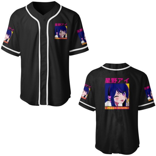Discover Ai Hoshino Oshi Wink Active Baseball Jerseys
