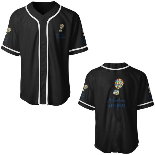 Discover Adventure is Out There Baseball Jerseys