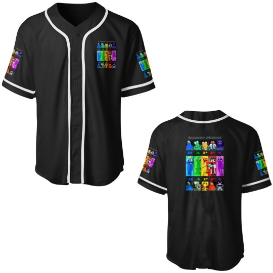 Discover Rainbow Friends Happy Happy Baseball Jerseys