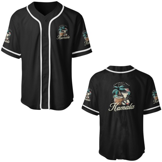 Discover Coconut Tree Summer Vibes Baseball Jerseys