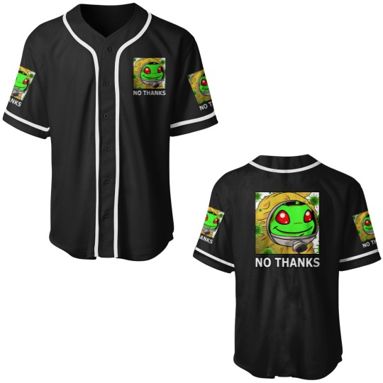Discover No Thanks Virus Virtual Pet Active Baseball Jerseys