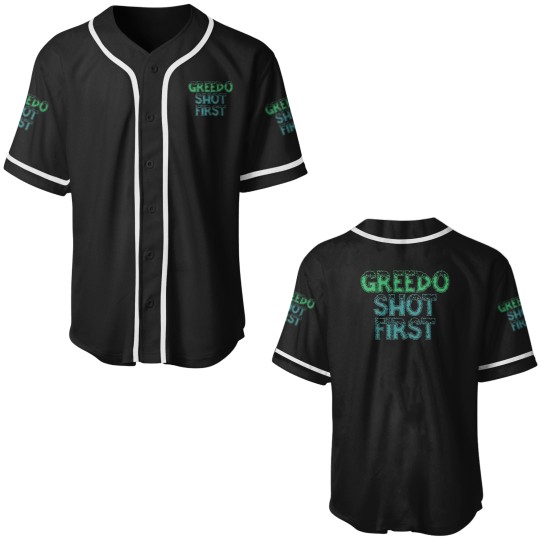 Discover Greedo Shot First Baseball Jerseys
