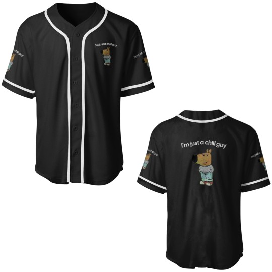 Discover I'm just a chill guy funny meme 1 Baseball Jerseys