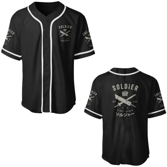 Discover Final Fantasy Vii Soldier First Class Baseball Jerseys