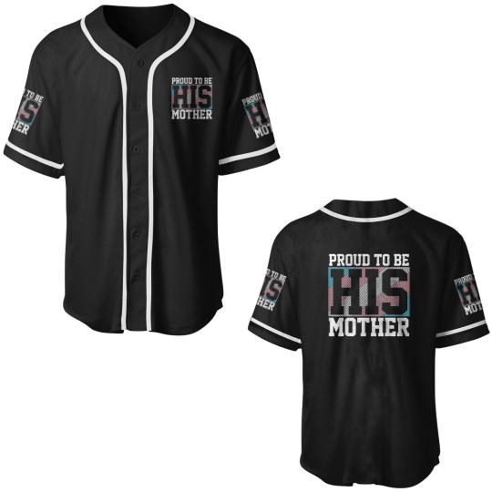 Discover Trans Mom Trans Pride Flag Transgender Mother LGBTQ Baseball Jerseys