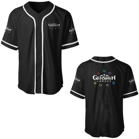 Discover Genshin Impact Elements (1) Baseball Jerseys