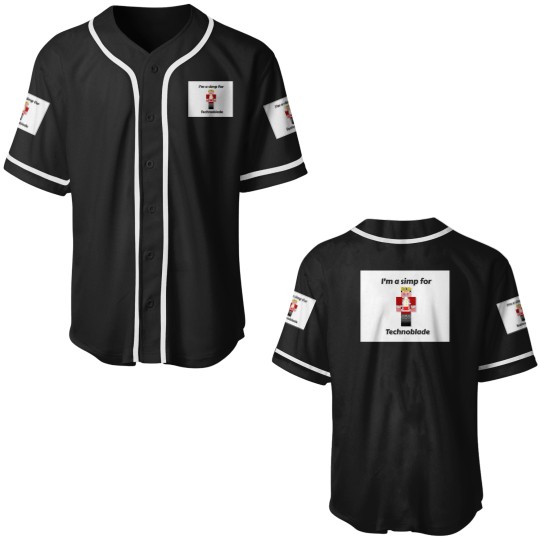 Discover I'M A Simp For Technoblade (White Base) (1) Baseball Jerseys