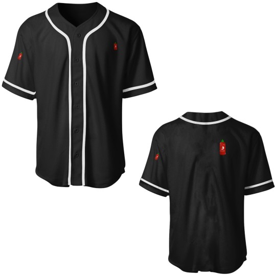 Discover So Spicy Sriracha' Illustration Baseball Jerseys
