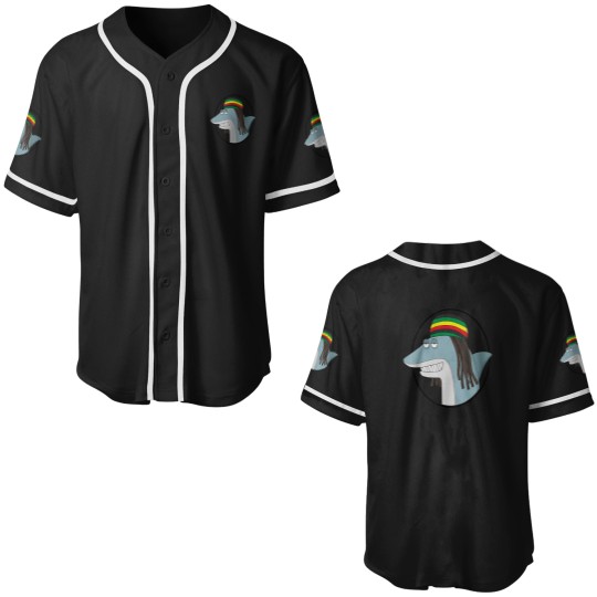 Discover Reggae Shark Ocean Animal Reggae Shark Baseball Jerseys