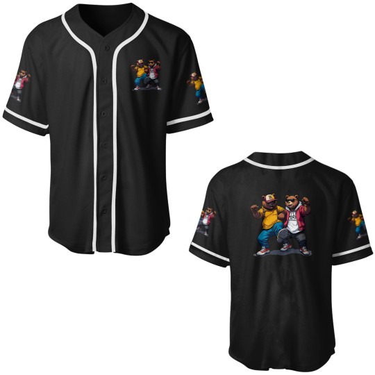 Discover Street Dance Hip-Hop Bears Baseball Jerseys