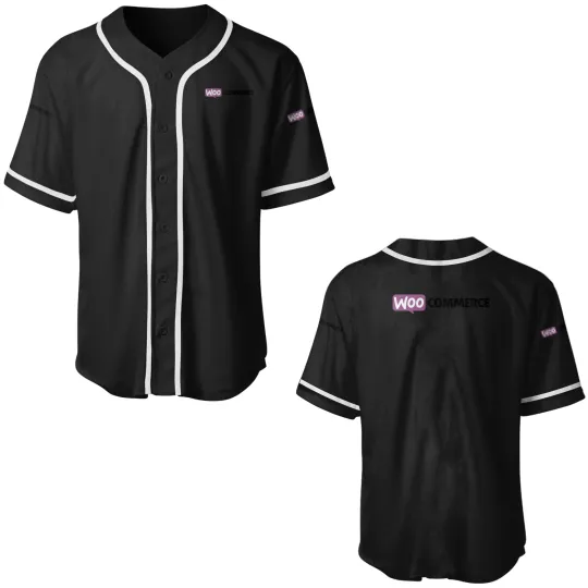 Discover Woocommerce Horizontal Logo Sticker - Personalize Your Store And Showcase Your Style Baseball Jerseys