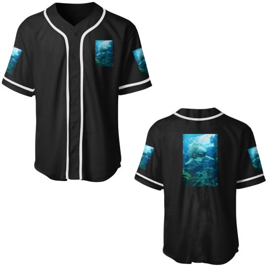 Discover Descending Sea Turtle Sticker 2442 Baseball Jerseys