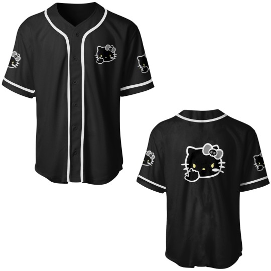 Discover kitty funny Baseball Jerseys
