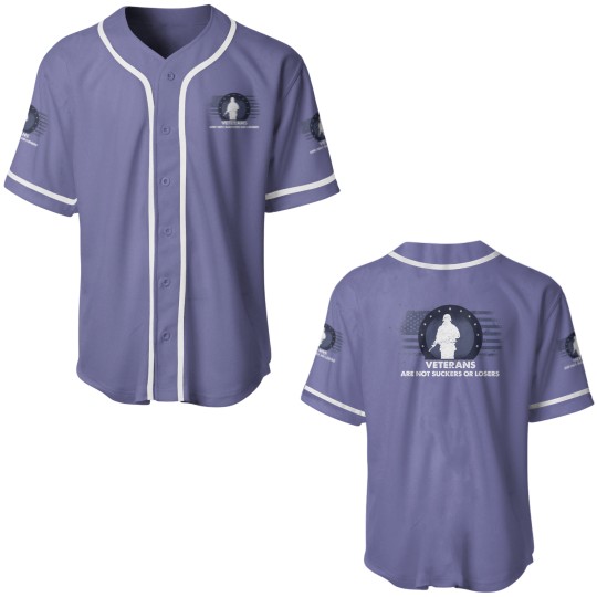 Discover Veterans Are Not Suckers Losers Baseball Jerseys