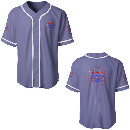 Discover Kamala Harris Rhinestone Baseball Jersey 2024