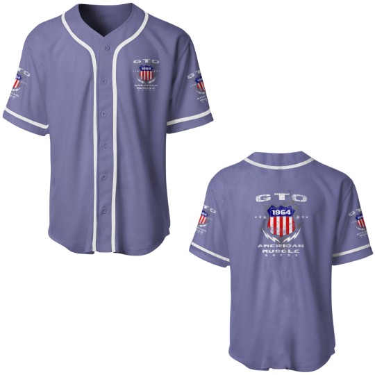 Discover 1964 GTO American Muscle v3 Baseball Jerseys