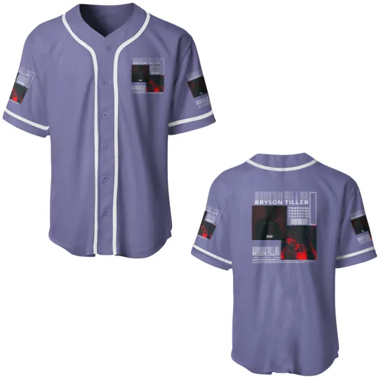 Discover Bryson Tiller Music Album Baseball Jerseys, Merch Vintage Trapsoul For Lovers Rapper Baseball Jerseys