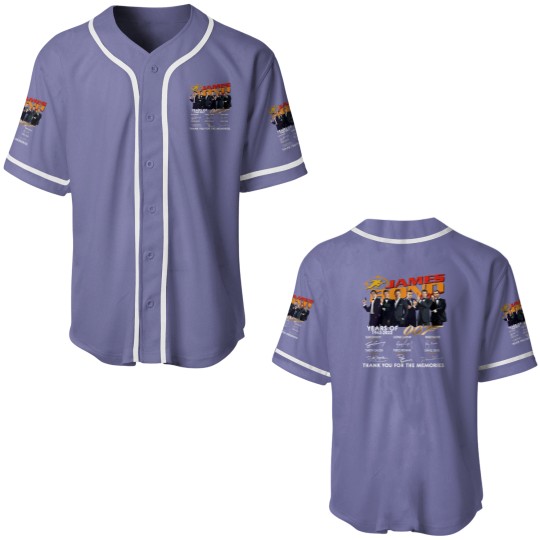 Discover James Bond 007 60th Anniversary Baseball Jerseys