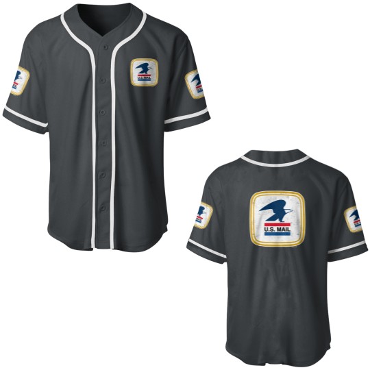 Discover Postal Service- US Mail Seal Pullover Baseball Jerseys