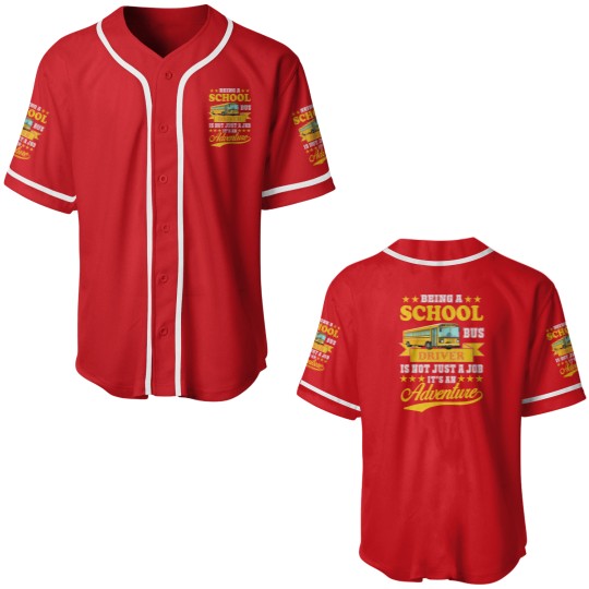 Discover School Bus Driver - School Bus Driver - Baseball Jerseys