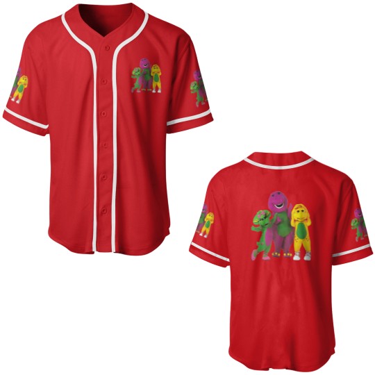 Discover Barney The Dinosaur and Friends Baseball Jerseys