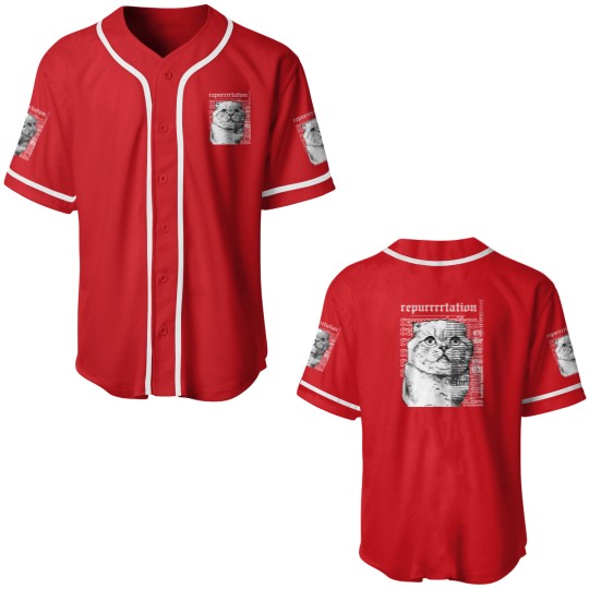 Discover Vintage Reputation Cat Baseball Jerseys, Reputation Karma Baseball Jerseys