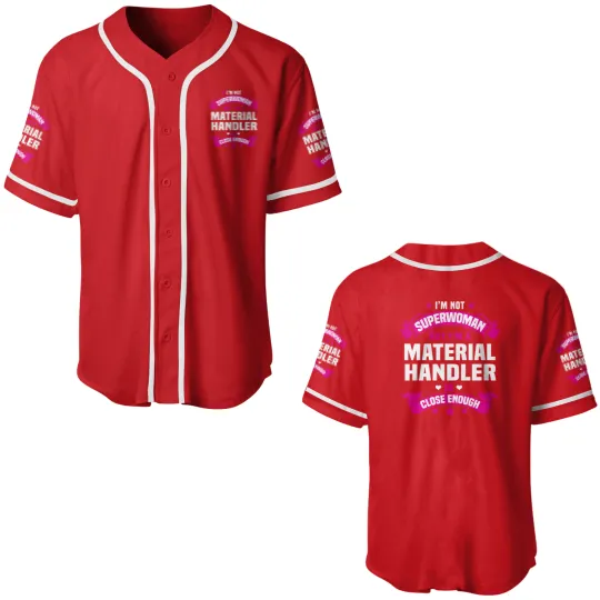 Discover Material Handler Baseball Jerseys