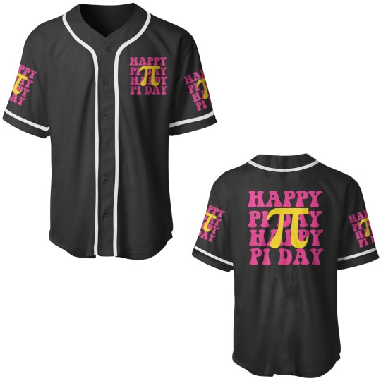 Discover Happy PI Day 314 Pi Symbol For Math Lovers Baseball Jerseys