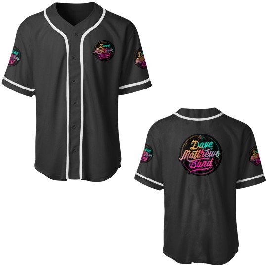 Discover DMBLOGO Dave Matthews Band Abstrack Color Baseball Jerseys