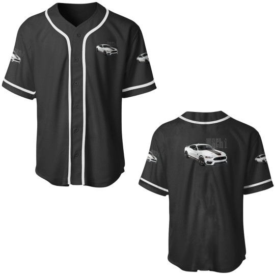 Discover mach 1 mustang gt 50l v8 Baseball Jerseys