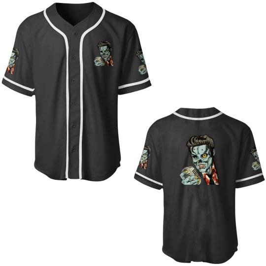 Discover Zombie Elvis (Hail to the King, Baby) Baseball Jerseys