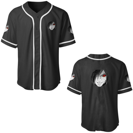 Discover Madara Rinnegan Eyes Tshirt Baseball Jerseys