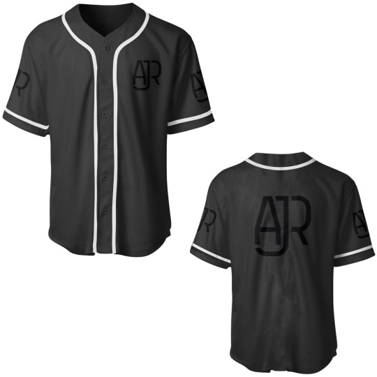 Discover AJR Black Band Logo Baseball Jerseys