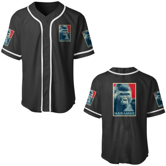 Discover Harambe Baseball Jerseys
