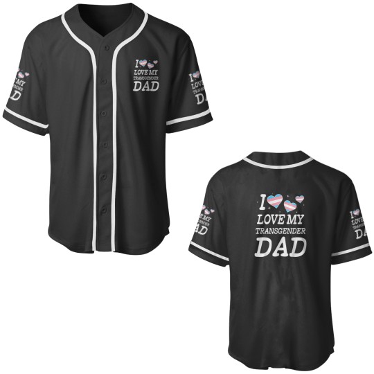 Discover I Love My Transgender Dad Trans Pride Parade Baseball Jerseys