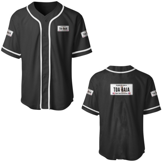 Discover TOA BAJA PUERTO RICO PRIDE PR LICENSE PLATE Baseball Jerseys
