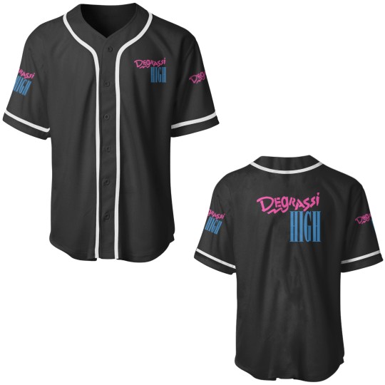 Discover Degrassi High Logo Baseball Jerseys