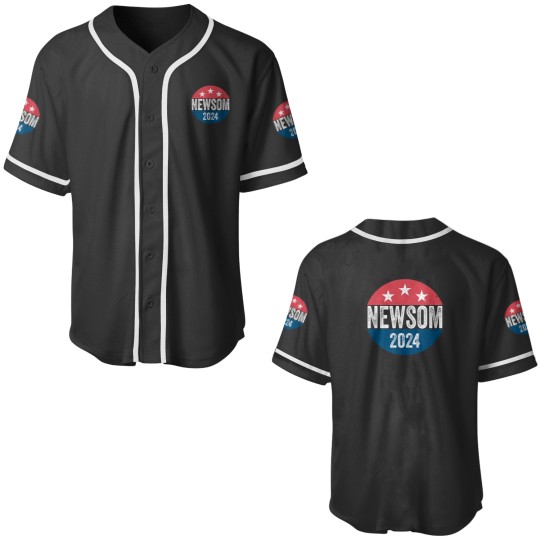 Discover Gavin Newsom 2024 Presidential Election USA Democrat Baseball Jerseys