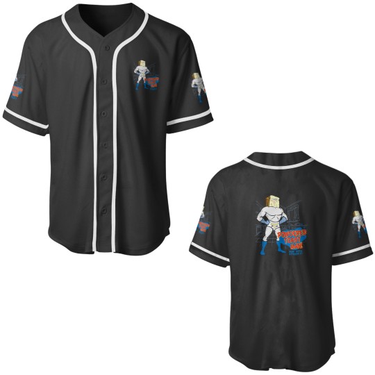 Discover Ren and Stimpy Powdered Toast Man Baseball Jerseys