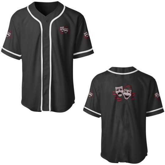 Discover Comedy And Tragedy Theater Masks Baseball Jerseys
