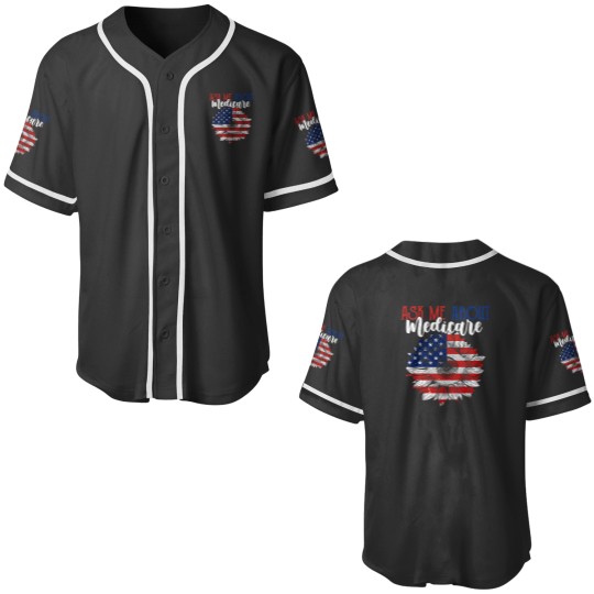Discover Ask Me About Medicare Health Insurance Consultant Women Baseball Jerseys