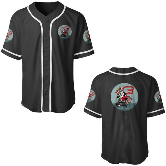 Discover Sporticorn Cyclebar Spin Instructor Unicorn Baseball Jerseys