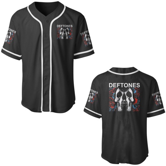Discover Deftone Skull Rose Baseball Jerseys